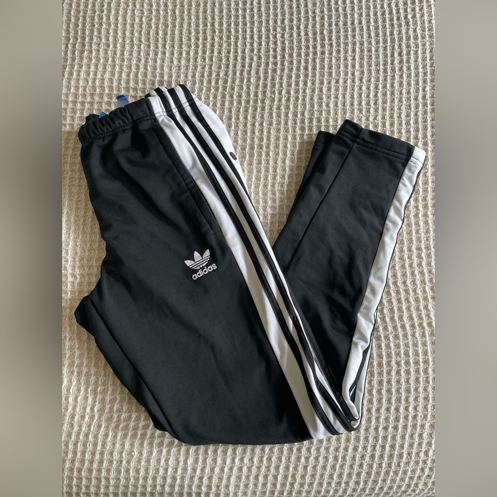 Adidas snap leg sweatpants